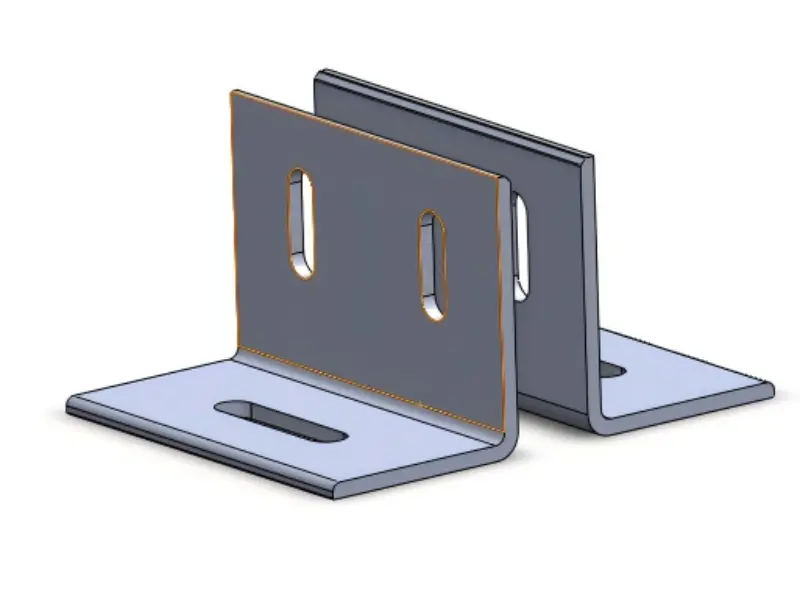 डबल होल स्टील सोलर बेस