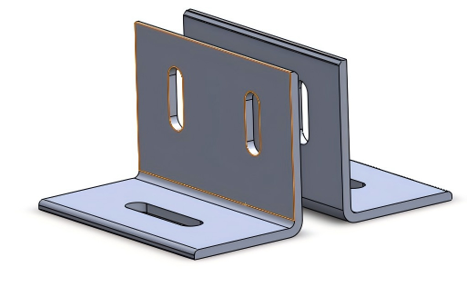 Double Hole Solar Steel Base