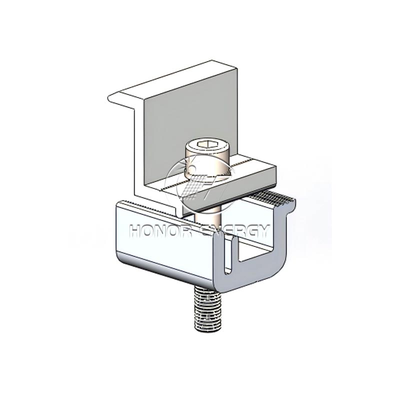 कोई ड्रिल सोलर एंड क्लैंप नहीं