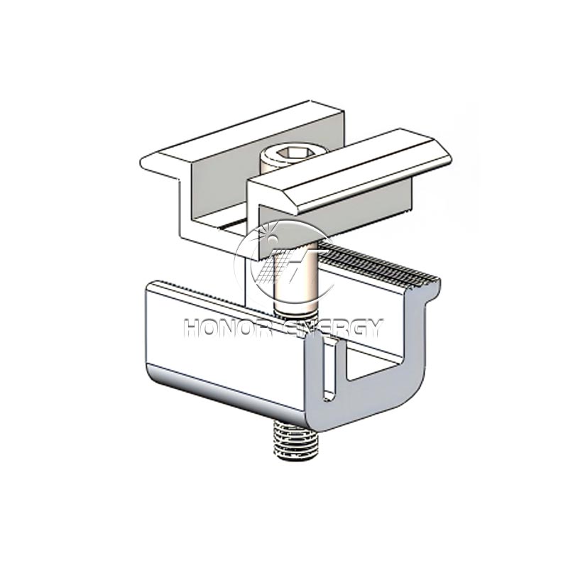 कोई ड्रिल सोलर मिड क्लैंप नहीं