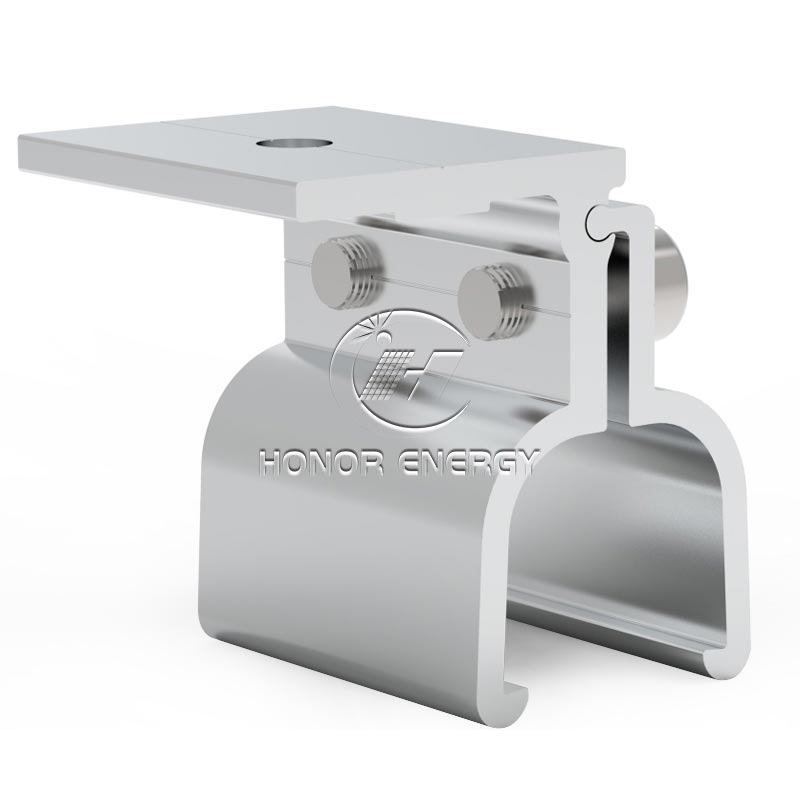 धातु की छत के लिए सौर क्लिप-क्लॉक